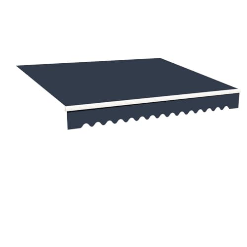 XCHSXYL Wasserdichter Gartenmarkisen-Ersatzstoff, Polyester-Schattendach für den Außenbereich, für Terrasse, Balkon und Hof, Sonnenschutz-Markisen-Leinwand, ohne Rahmen, 2,3 x 4, von XCHSXYL