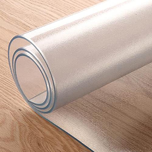 Stuhlmatte für Harte Böden, mit Matter Oberfläche und Einer Stärke von 2,0 mm. Bodenschutz für Bürostühle, Kratzfeste Matte, rutschfestes PVC-Material. (60x90cm(23.62x35.43in)) von XCKJYDCDB