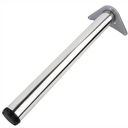 XCKJYDCDB 1x Edelstahl-Möbelfuß Verstellbarer Tischfuß Zylindrischer Metall-Möbelfuß, DIY-Stützfuß für Möbel, Tische, Fußstützen, mit Schrauben (10cm(3.9in)) von XCKJYDCDB