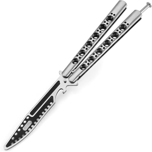 Balisong Butterfly Trainer Practice Butterfly Trainer Bottle Opener - NOT Real - NO Sharp - Unsharpened Blade  Balisong Butterfly Trainer Practice Butterfly Trainer Bottle Opener - NOT Real - NO Sharp - Unsharpened Blade  von XCMC