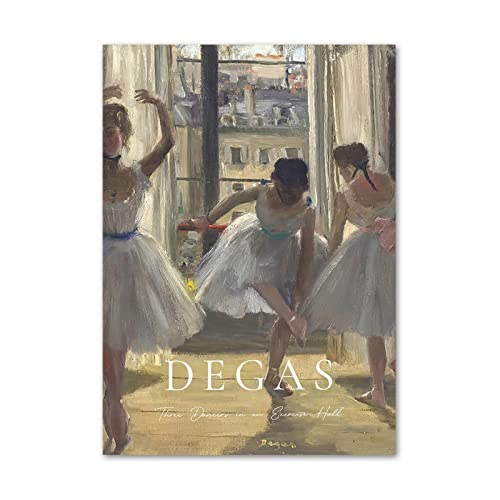 XCPORA Berühmte Edgar Degas Poster Ballerina Tänzerin Wandkunst Edgar Degas Drucke Edgar Degas Leinwand Malerei für Home Wanddekoration Bild 50x70cmx1 Kein Rahmen von XCPORA