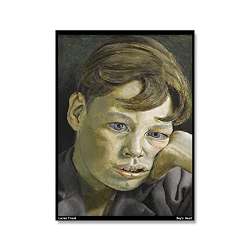 XCPORA Berühmte Lucian Freud Poster Abstrakte Figuren Wandkunst Lucian Freud Drucke Lucian Freud Leinwand Malerei Home Wanddekoration Bild 50x70cm Kein Rahmen von XCPORA