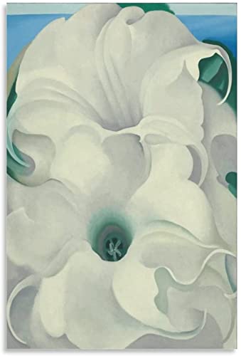 XCPORA Georgia O'keeffe Poster Bella Donna Kunstdrucke Georgia O'keeffe Wandkunst Georgia O'keeffe Leinwand Malerei für Wanddekoration Bild 50x75cm Kein Rahmen von XCPORA