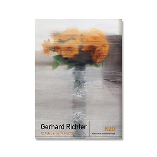XCPORA Gerhard Richter Plakate Ausstellung Malerei Gerhard Richter Leinwand Wandkunst Gerhard Richter Drucke für Home Wanddekoration Bild 50x70cm Ohne Rahmen von XCPORA