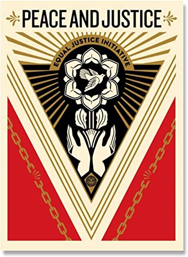 XCPORA Shepard Fairey Poster Street Pop Wandkunst Shepard Fairey Drucke Shepard Fairey Leinwand Gemälde für Home Wanddekoration Bild 50x70cmx1 ohne Rahmen von XCPORA