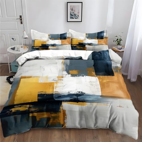 XCQHZYQ Bettwäsche-Sets 135x200 cm Abstraktes Ölgemälde-Doodle Bettwäsche Weiche Polyester Baumwolle Allergiker 3 Teilig Bettbezug mit Reißverschluss für Teenager Erwachsene XCQHZYQ Bettwäsche-Sets 135x200 cm Abstraktes Ölgemälde-Doodle Bettwäsche Weiche Polyester Baumwolle Allergiker 3 Teilig Bettbezug mit Reißverschluss für Teenager Erwachsene von XCQHZYQ