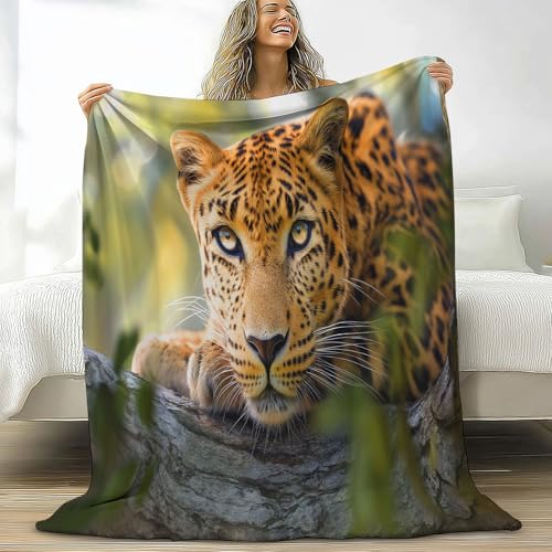 XCQHZYQ Hellgrün Kuscheldecken 130x170 cm, Weich Flauschig Sherpa Decke Afrikanische Tierwelt Leopard Fleecedecke Flanelldecke Wohndecke Tagesdecke für Kinder Jungen Erwachsene XCQHZYQ Hellgrün Kuscheldecken 130x170 cm, Weich Flauschig Sherpa Decke Afrikanische Tierwelt Leopard Fleecedecke Flanelldecke Wohndecke Tagesdecke für Kinder Jungen Erwachsene von XCQHZYQ