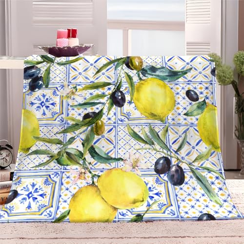 XCQHZYQ Kuscheldecke Fleecedecke Decke Fruchtzitrone 130x150 cm Wohndecken Couchdecke Flauschig Überwurf Mikrofaser Tagesdecke Sofadecke für Bett Sofa Schlafzimmer Büro XCQHZYQ Kuscheldecke Fleecedecke Decke Fruchtzitrone 130x150 cm Wohndecken Couchdecke Flauschig Überwurf Mikrofaser Tagesdecke Sofadecke für Bett Sofa Schlafzimmer Büro von XCQHZYQ