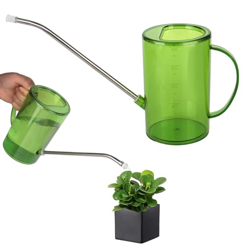 XCRPRT Gießkanne für Zimmerpflanzen mit langem Auslauf 1.0 L, Pflanzengießkanne, Gießkanne Zimmerpflanzen, kleine Gießkanne, Innengießkanne Bewässerung von Blumen, Haus, Außen und Garten von XCRPRT