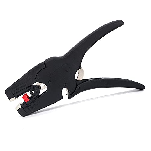 XCSJ Multifunktionale Abisolierzange Kabelschneider 2-In-1 Selbsteinstellende Abisolierzange 0.03-10 Mm Selbsteinstellende Zange Crimpzange Isolation Automatik Abisolierzange Cutter Profi Drahtschere von XCSJ