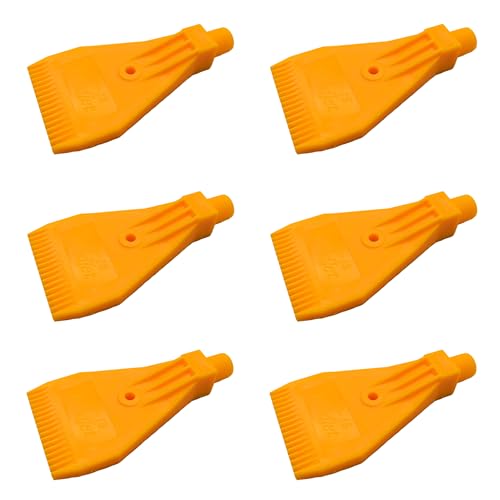 XCSJ 6 Pcs Windstrahl Luftdüsen, Flache Wind Jet Luftgebläse Air Sprühdüse 1/4 "BSPT, Luftabblasbare Flachdüse Winddüse Luftsprühdüse Düse Für Luftkompressor, zur Staubentfernung, Lufttrocknung von XCSJ