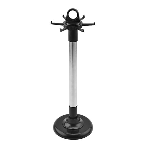 XCSJ Küchenutensilien Ständer mit 6 Drehbar Haken und Stabile Basis, Kochlöffel Ständer 360° Schwenkbare Halterung Besteckhalter Edelstahl Kochzubehör für Arbeitsplatte, 40.6*13cm (A) von XCSJ