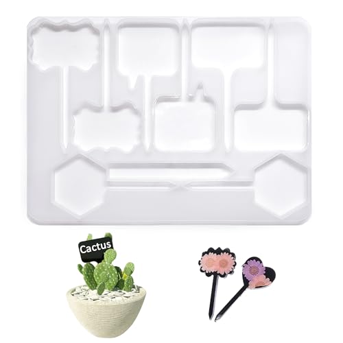 XCSJ Pflanzenetiketten-Formen Pflanzenschilder Gießform Pflanzenschild Herstellung Silikonform Epoxidharz Formen Pflanzenschilder Beton Gießform Beschriftungsschilder für Topfblumen,Gemüse,Garten (A) XCSJ Pflanzenetiketten-Formen Pflanzenschilder Gießform Pflanzenschild Herstellung Silikonform Epoxidharz Formen Pflanzenschilder Beton Gießform Beschriftungsschilder für Topfblumen,Gemüse,Garten (A) von XCSJ