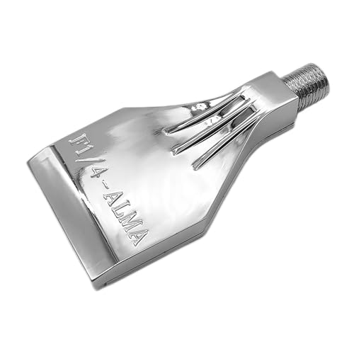 XCSJ Windstrahl Luftdüsen,Aluminiumlegierung,Flache Wind Jet Luftgebläse Air Sprühdüse 1/4 "BSPT,Luftabblasbare Flachdüse Winddüse Luftsprühdüse Düse Für Luftkompressor,Staubentfernung,Lufttrocknung von XCSJ