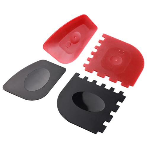 4 Stück BBQ Grill Scraper Kunststoff Grill Schaber Set Topfschaber Pfannenschaber Reinigung von Gusseisenpfannen fur Kochen Geschirr Grill Pfannen Reinigung Küchengeräte Rot Schwarz 4 Stück BBQ Grill Scraper Kunststoff Grill Schaber Set Topfschaber Pfannenschaber Reinigung von Gusseisenpfannen fur Kochen Geschirr Grill Pfannen Reinigung Küchengeräte Rot Schwarz von XCVCVB