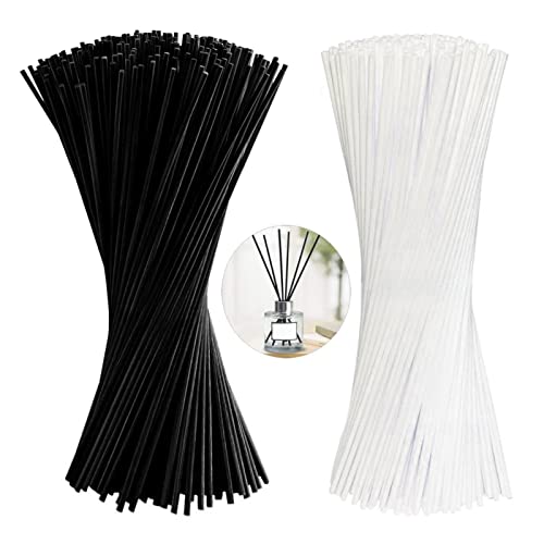 Diffuserstäbchen 200 StüCk Fragrance Diffuser Aroma Sticks Duftstäbchen für ätherisches öl Natürlicher Fasern Rattan Reed Diffusor Sticks Diffuser Sticks 3mm*20cm für Zuhause Schlafzimmer Spa Büro von XCVCVB