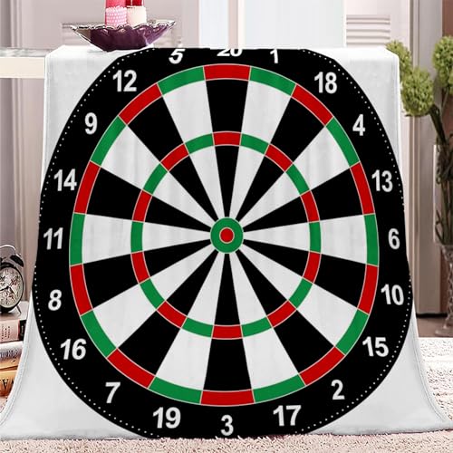 XCWYF Kuscheldecke Spiel Darts Decke Wohndecke Tagesdecke Sofadecke Fleecedecke Mikrofaser Flauschig Weiche Warm Couchdecke 180x220cm von XCWYF
