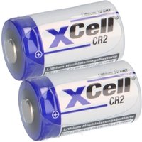 2x XCell Photobatterie CR2 Lithium 3V 850mAh CR15H CR15H270 CR17355 DLCR2 CR15H270 von XCell