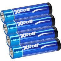 4er Folie LR03 Micro Super Alkaline Batterie aaa - Xcell von XCell