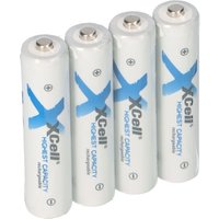 4x XCell Micro AAA Akku Ni-MH 1,2V 1150mAh 4x XCell Micro AAA Akku Ni-MH 1,2V 1150mAh von XCell