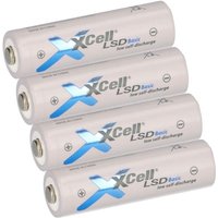 4x Xcell Mignon aa Akku lsd Basic Ni-MH 1,2V 2100mAh von XCell