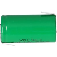 Akku Sub-C X3600SCR-LFU 1,2V 3600mAh mit U-Lötfahne - Xcell von XCell