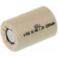 XCELL NiMH-Sub-C-Zelle-Akku Pappmantel, 1,2V-/2200mAh, 34x22,5mm XCELL NiMH-Sub-C-Zelle-Akku Pappmantel, 1,2V-/2200mAh, 34x22,5mm von XCell