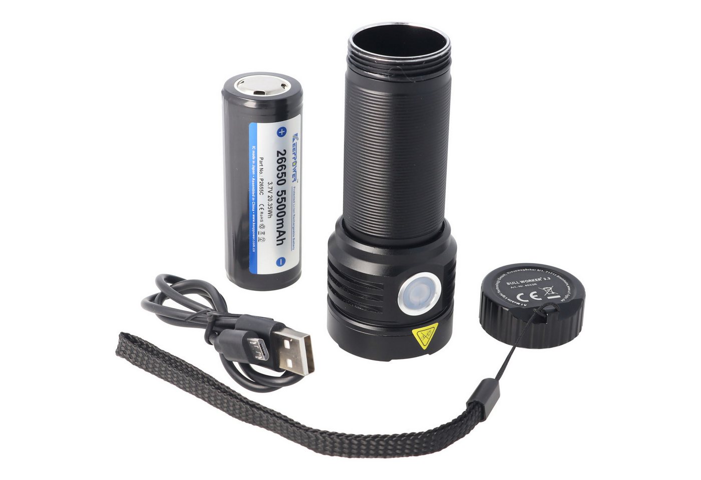 XCell LED Taschenlampe Bullworker die ultrahelle LED-Taschenlampe mit Osram LED max. 3300 Lu XCell LED Taschenlampe Bullworker die ultrahelle LED-Taschenlampe mit Osram LED max. 3300 Lu von XCell