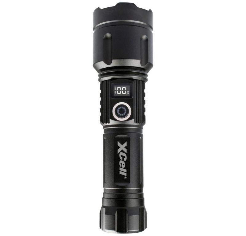 XCell Taschenlampe XCell LUNALUX LED Taschenlampe Große Reichweite, mit Stroboskopmodus von XCell