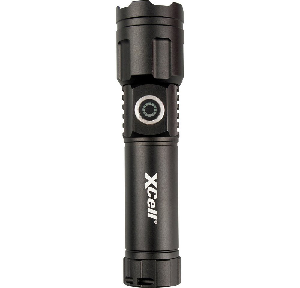 XCell Taschenlampe XCell Lunalux Slim LED Taschenlampe mit Holster, mit Handschlaufe, mit von XCell