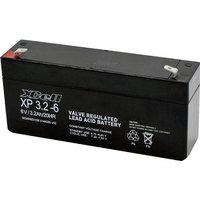 XCell XP 3.2 - 6 XCEXP3.26 Bleiakku 6V 3.2Ah Blei-Vlies (AGM) (B x H x T) 134 x 67 x 35mm Flachsteck von XCell