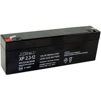 XCell XP2.112 XCEXP2.312 Bleiakku 12V 2.3Ah Blei-Vlies (AGM) (B x H x T) 178 x 66 x 35mm Flachstecke von XCell