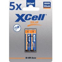 10x Xcell Solar Akkus X550AAA Micro Ni-MH 1,2V 550mAh (5x 2er Blister) von XCell