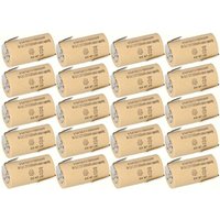 20x Xcell Sub-C Hochleistungsakku mit z- Lötfahne - 1,2V 1500 mAh Ni-CD von XCell