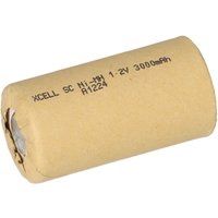Einzelzelle Sub-C Ni-MH 1,2V / 3000mAh HP43SC3000P, Pappmantel - Xcell von XCell