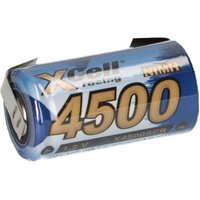Xcell - Racing Einzelzelle Ni-MH 4500mAh 1,2V Sub c X4500SCR mit u- Lötfahne Xcell - Racing Einzelzelle Ni-MH 4500mAh 1,2V Sub c X4500SCR mit u- Lötfahne von XCell