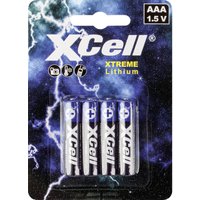 Xtreme FR03/L92 Micro (AAA)-Batterie Lithium 1.5 v 4 St. - Xcell von XCell