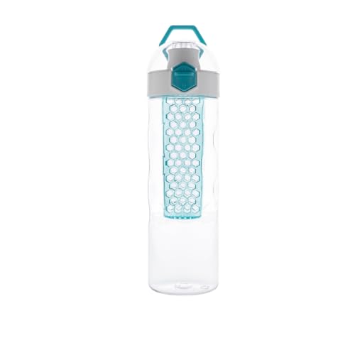700 ml XD Xclusive Honeycomb Wasserflasche aus strapazierfähigem und innovativem Tritan-Material, Türkis von XD Xclusive