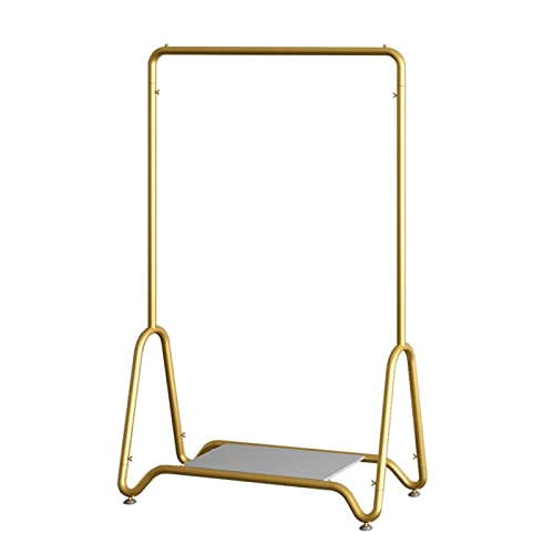 Kleiderständer Garderobenständer aus Metall mit Einzelstange Kleiderständer für den Innenbereich Bodenstehender Kleiderständer für das Schlafzimmer Multifunktionales Lage,Eine Farbe 120x40x150CM von XDAWQP