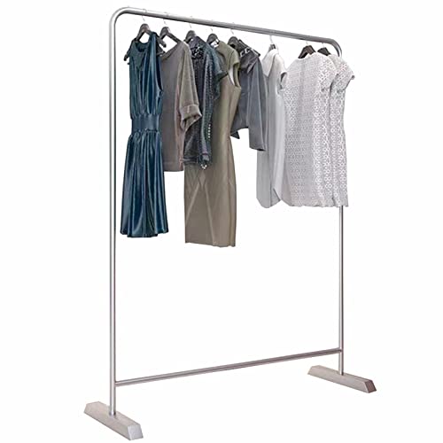 Kleiderständer Moderner und stilvoller Kleiderständer Kleiderständer aus Edelstahl mit großer Kapazität Kleiderstange für den Innenbereich Stabile und langlebige Kleider-,Einfarbig 100x40x160cm von XDAWQP
