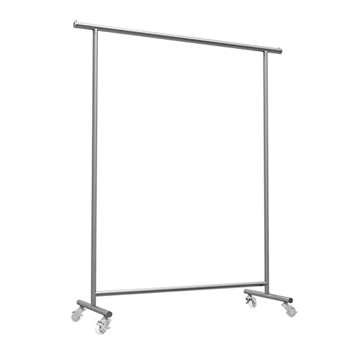 Moderner, Einfacher Kleiderständer Aus Metall Mit Rollen, Robustes Kommerzielles Regal Zur Präsentation Von Brautkleidern, Bodenstehende Kleiderstangen (120 X 160 cm) von XDAWQP