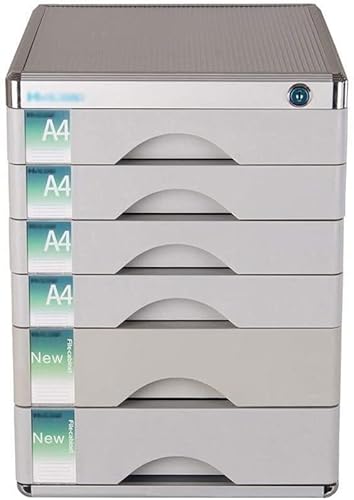 XDAWQP Aktenschrank Aktenschrank Abschließbarer Aktenschrank aus Aluminiumlegierung Tischplatte Büro Desktop Schubladenschrank 6-lagige Datenspeicherbox XDAWQP Aktenschrank Aktenschrank Abschließbarer Aktenschrank aus Aluminiumlegierung Tischplatte Büro Desktop Schubladenschrank 6-lagige Datenspeicherbox von XDAWQP