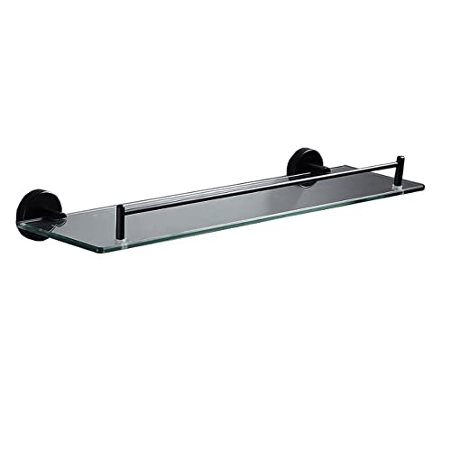 XDAWQP An der Wand montiertes Organizer-Rack, Shampoo-Halter, Lagerregal aus gehärtetem Glas, Edelstahl 304, Schwarze Badezimmerregale, Badezimmer-WC-Waschtisch, schwebende XDAWQP An der Wand montiertes Organizer-Rack, Shampoo-Halter, Lagerregal aus gehärtetem Glas, Edelstahl 304, Schwarze Badezimmerregale, Badezimmer-WC-Waschtisch, schwebende von XDAWQP