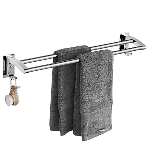 XDAWQP Badezimmerregal Badezimmerregale, Badezimmerregal aus Edelstahl mit Handtuchhalter, gebohrt, Duschschrank, Küchengewürzregal, Badezimmer XDAWQP Badezimmerregal Badezimmerregale, Badezimmerregal aus Edelstahl mit Handtuchhalter, gebohrt, Duschschrank, Küchengewürzregal, Badezimmer von XDAWQP