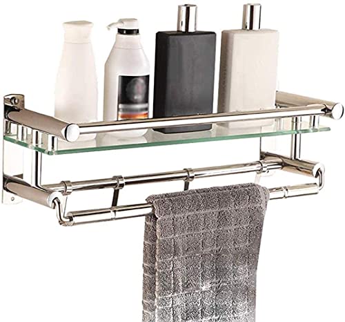 XDAWQP Badezimmerregal Wandbehang Toilette Doppelglas Edelstahl Zubehör XDAWQP Badezimmerregal Wandbehang Toilette Doppelglas Edelstahl Zubehör von XDAWQP