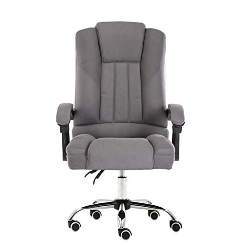 XDAWQP Bürodrehstuhl, Ergonomisches Design Und Kopfstütze, Fußstütze, Armlehne, Drehbarer Computer-Arbeitsstuhl Mit Rückenlehne (A Ohne Fußstütze)，A-Without footrest von XDAWQP