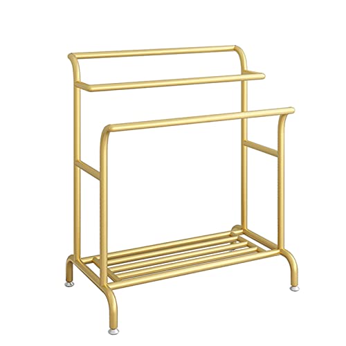 XDAWQP Kleiderständer Bodenstehender Kleiderständer für den Haushalt Multifunktionaler 3-Stangen-Lagerständer Großraum-Kleiderständer für den Innenbereich,Eine Farbe 120x50x160CM von XDAWQP