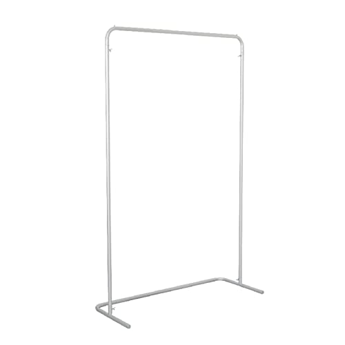 XDAWQP Kleiderständer Bodenstehender silberner Kleiderständer Innen-Einzelstangengarderobe Multifunktionaler Kleiderständer für Bekleidungsgeschäfte,Eine Farbe 150x40x150CM von XDAWQP