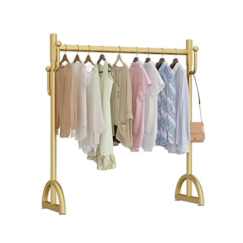 XDAWQP Kleiderständer Einfache bodenstehende Garderobe Multifunktionaler Kleiderständer für Schlafzimmer Haushalts-Kleiderständer mit Einer Stange,Eine Farbe 80x40x150CM von XDAWQP