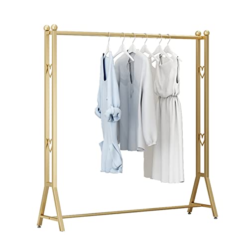 XDAWQP Kleiderständer Garderobenständer aus Metall mit Einzelstange, bodenstehender Kleiderständer für das Schlafzimmer, multifunktionaler Kleiderständer für den Haushalt,Eine Farbe 120x40x150CM von XDAWQP